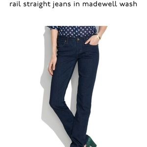 Madewell rail straight jeans 👖